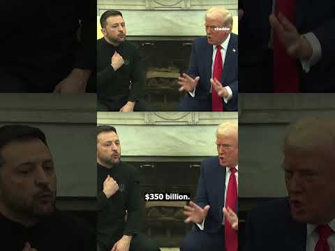 Trump and Zelenskyy in heated exchange during Oval Office meeting