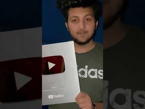 Thankyou everyone for this -SILVER PLAY BUTTON | ROCK D