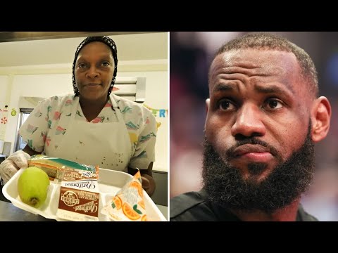 Black lunch lady gets Fired for Feeding Poor Kids - LeBron's Response Left Everyone in Tears