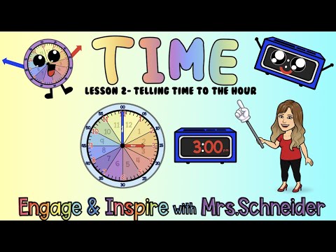 Time Lesson 2  Telling Time to the Hour