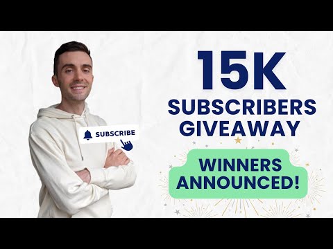 15K Giveaway Winners Announced!