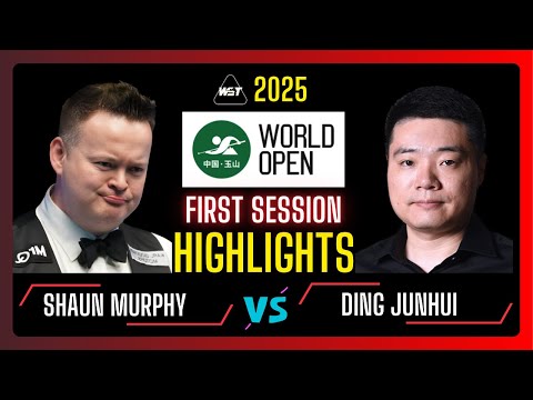 Shaun Murphy vs Ding Junhui First Half Highlights | Weide Cup Snooker World Open 2025 #snooker2025