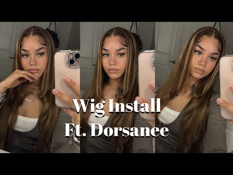 WIG INSTALL TUTORIAL || 30" HIGHLIGHT WIG || DORSANEE HAIR