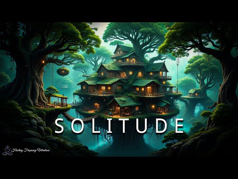 Solitude - Healing Forest Ambience | Experience Deep Healing & Emotional Harmony | 741Hz + 963Hz