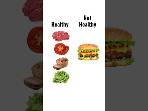 Healthy vs not healthy