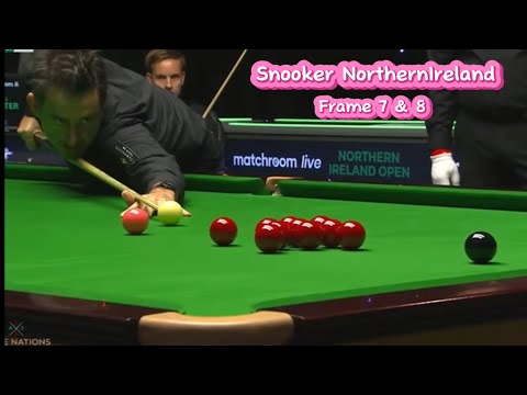 Snooker NorthernIreland Ronnie O’Sullivan Vs Ali carter ( frame 7 & 8).