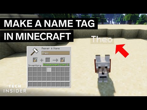 How To Make A Name Tag In Minecraft (Using Data Packs) | Tech Insider