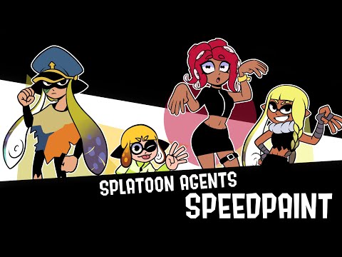 Splatoon Agents SPEEDPAINT