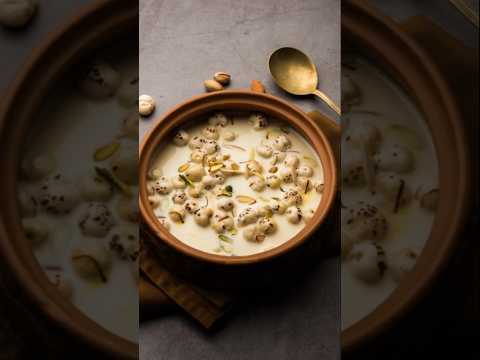 Easy Desserts Recipes | Kheer Recipe | Phool Makhana Kheer With Jaggery Recipe | Vrat Recipe | Kheer