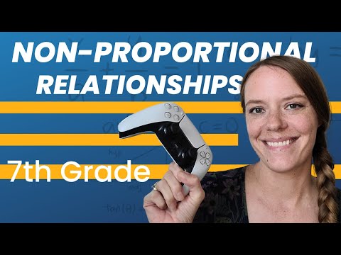 NON-PROPORTIONAL RELATIONSHIPS [Table and Graphs]: 7th Grade