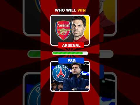 Arsenal vs PSG 🔥🔥🔥😱😱 #thegrandquiz #football #championsleague #soccerplayer #winner