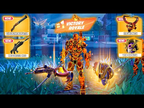 Doomforged War Machine vs ALL NEW MEDALLIONS & MYTHIC WEAPONS ( NEW! Fortnite Chapter 6 Season 1 )