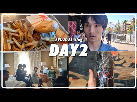 [Vlog] KakeruJP | Evo 2023 DAY2🍔