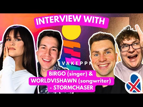 INTERVIEW WITH BIRGO & WORLDVISHAWN (STORMCHASER) | SÖNGVAKEPPNIN 2025