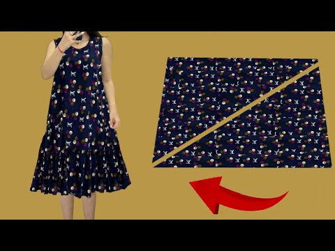 ⚘️Amazing Sewing Idea Dresses ❣️All Size 💃Sew This In 10 Minute ✨Summer Trends Dresses So Easy Styl