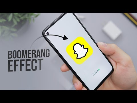 How to Do Boomerang in Snapchat in Android (tutorial)