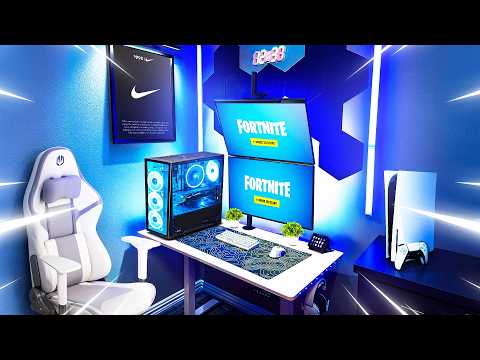 I Built My 8 Year Old Subscriber His DREAM Gaming Room!