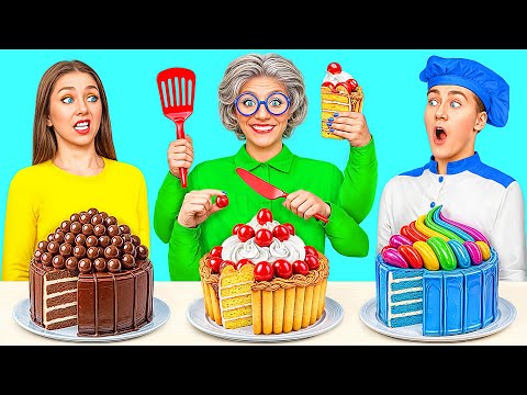 Me vs Grandma Cooking Challenge | Funny Situations in Kitchen by Multi DO Challenge