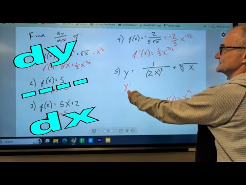 The Power Rule for Differentiation, 5 Sample Problems