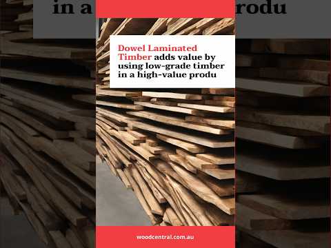 🪵Ever heard of DLT? Dive into the future of building with Dowel Laminated Timber! #construction