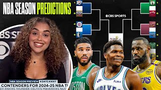 FULL 2024-25 NBA Season Predictions | Playoff Bracket & Finals Pick | MVP & Title Contenders