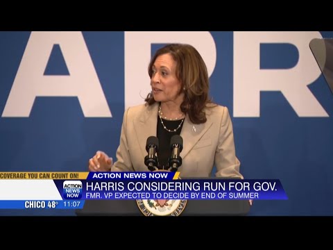 Kamala Harris will decide whether to run for Governor of Californina