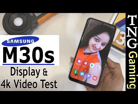 Samsung Galaxy M30s - 4K Video & Display Test