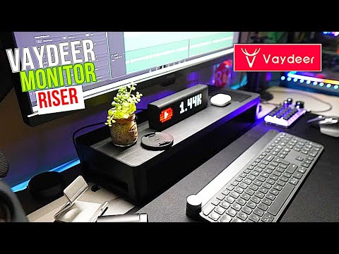 Vaydeer Iron Monitor Riser Stand - Transform Your Setup!