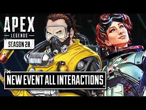 *NEW* Shadow Society Event All Voice Lines Interactions - Apex Legends