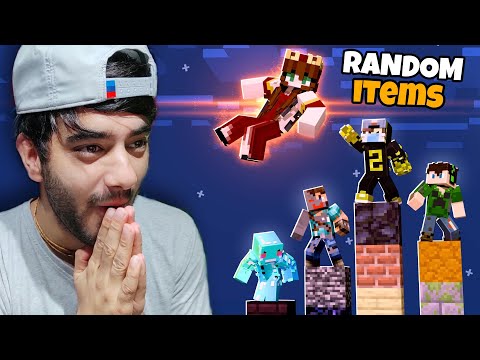 MOST EPIC RANDOM ITEMS MINECRAFT CHALLENGE ft. Himlands Gang