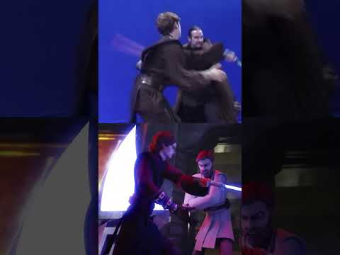 The Obi/Ani Animation Used A Move From Anakin vs Dooku! #StarWars #AnakinSkywalker #Vader #Shorts