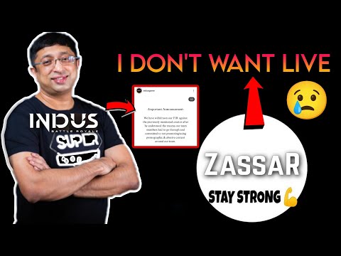 Important || End of this Indus BR Game Controversy | FIR | Zassar 🙏