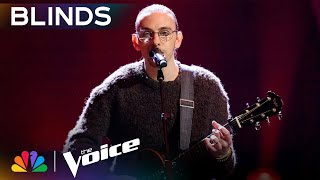 Ethan Eckenroad's STUNNING Noah Kahan Cover Earns a Four-Chair Turn | Voice Blind Auditions | NBC