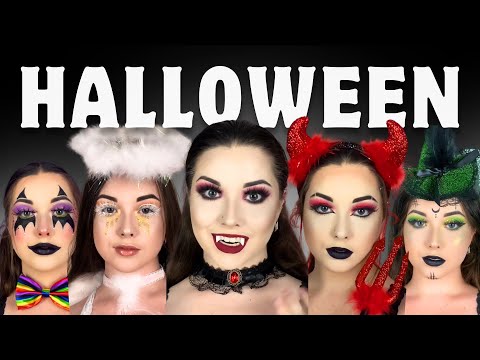 EASY HALLOWEEN MAKEUP COMPILATION | DanisFace