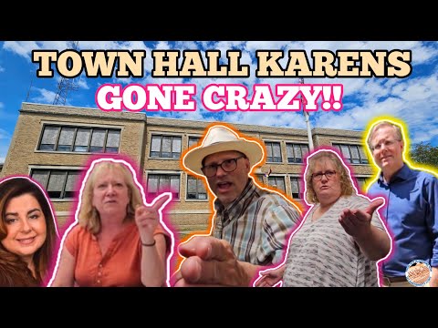 TOWN HALL *KARENS GONE CRAZY* OVER CAMERA DIRECTOR *GETS CHECKED* 1ST AMENDMENT AUDIT PRESS NH NOW