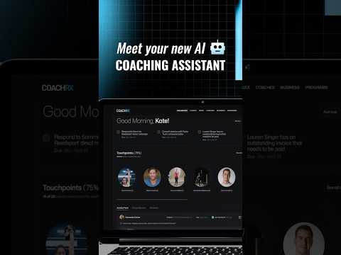 Meet Your AI Coaching Assistant Inside CoachRx 💪