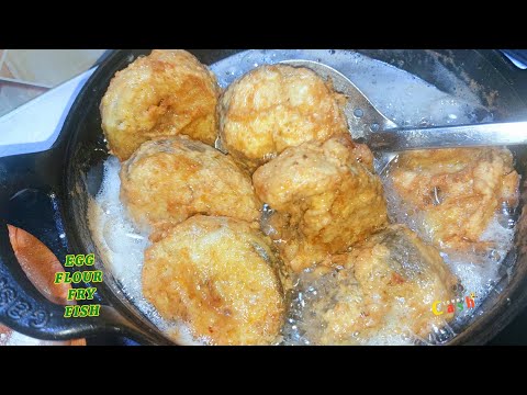 How to fry Any fish 🐟 with flour and egg🥚 like a pro/ step by step / fish fry recipe