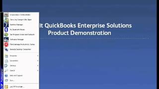 Intuit QuickBooks Enterprise Solutions 12 0 Demo Part 1 of 4