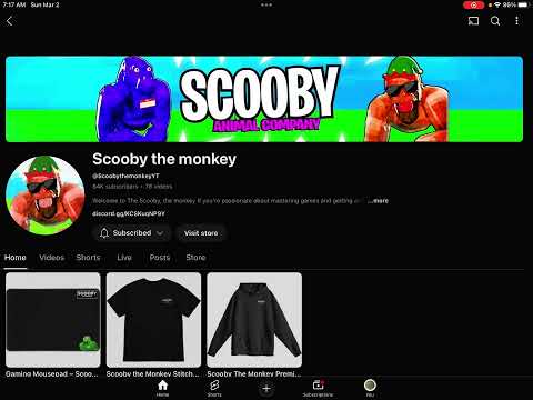 @ScoobythemonkeyYT REPLIED TO MY COMMENT!!! :)