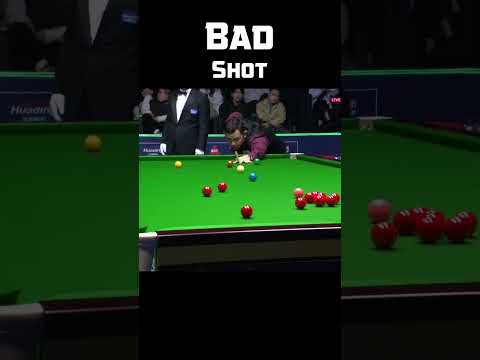 Bad Shots in Snooker 2024 #snooker #snookermoments