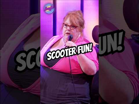 Spicing things up on the scooter 🎤: Cheri Hardman #comedian #comedy #afterdark