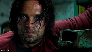 Bucky Vs Winter Soldiers - Flashback Scene | Captain America Civil War (2016) Blu-Ray 4K