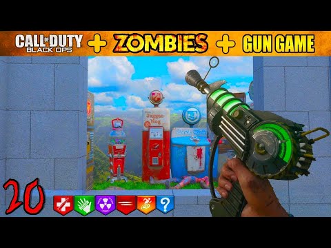 GUN GAME on the SMALLEST ZOMBIE MAP EVER! (Black Ops 3)