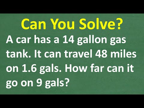 How Far Can This Car Go on 9 Gallons? Real-Life Math Challenge!