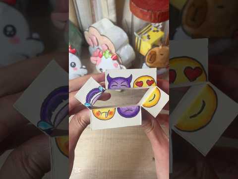 Diy Cute emojis 😈😍 #art #diy #crafts #papercraft #thingstodo #cute #cutecraft