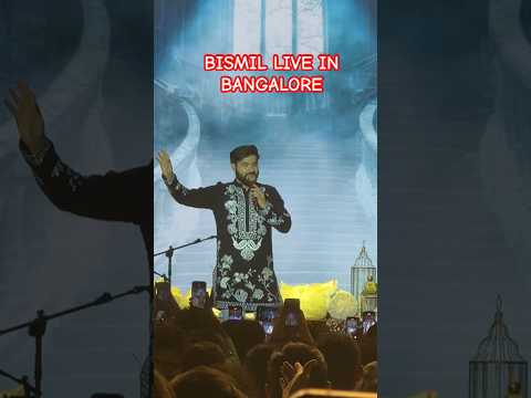 BISMIL live in Bangalore #bismil #singer #youtubeshorts #youtube #entertainment