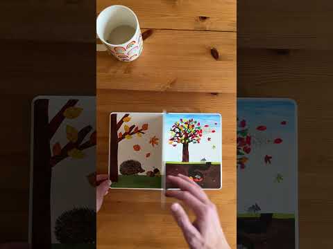 Ash reads A Very Hungry Caterpillar’s First Fall #boardbook #childrensbookreadaloud #tinybooks