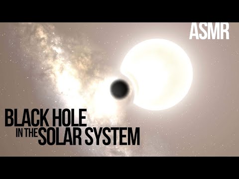 A Black Hole in the Solar System | ASMR (Universe Sandbox)