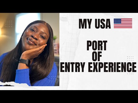 My USA 🇺🇸 Port Of Entry Experience || What To Expect As An International Student