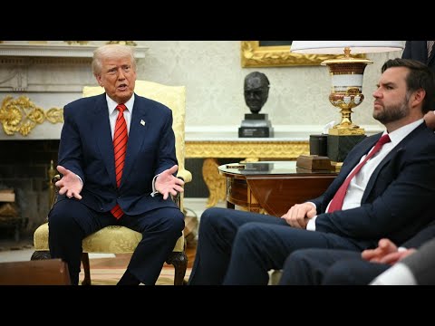 Trump Stops Meeting On Live TV - Stuns JD Vance